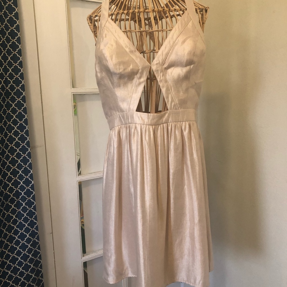 UO Metallic Party Dress - Picture 3 of 11